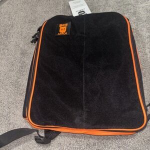Battle Armor Cornhole Backpack for Bags (large, Black+Orange)